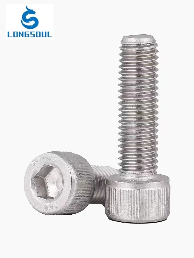 Hot sale China made high duty stainless steel cylindrical hexagon head high strength whole size long bolt
