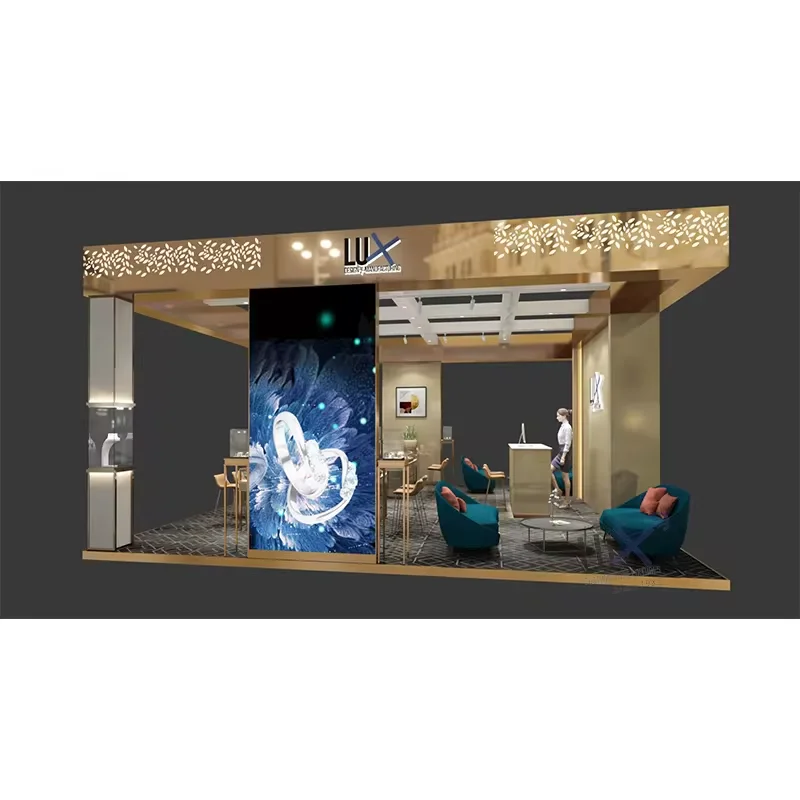 LUX Design Custom Jewelry Showcase Bespoke Jewelry Display Cabinet for Jewelry Shop Interior Design