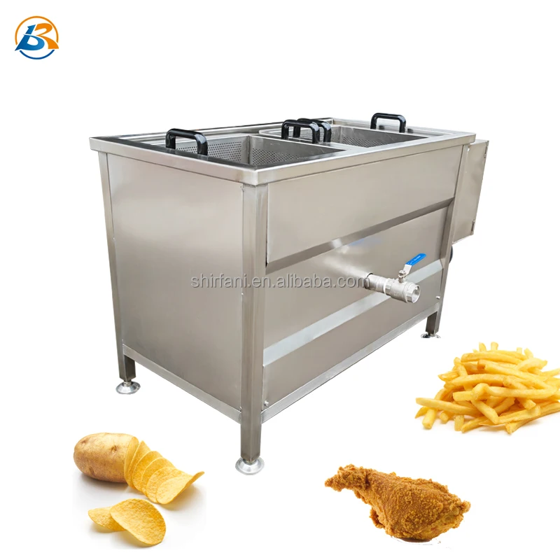 Commercial french fries making machine chicken fryer machine peanut frying machine nuts deep frying equipment