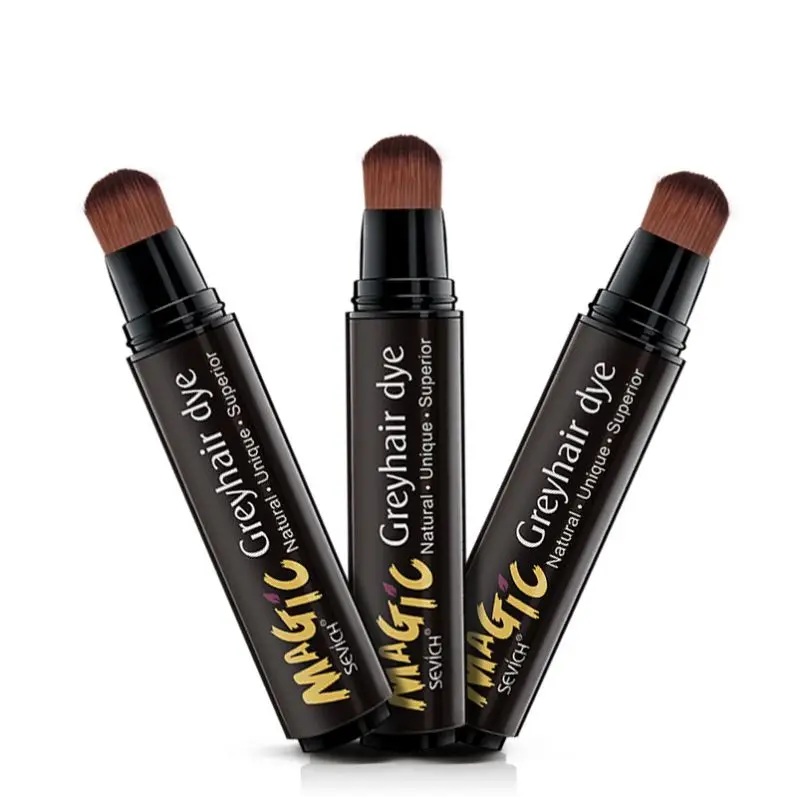 Shyway OEM кисти для окрашивания волос, накладные полуперманентные кисти для окрашивания волос, седые корни волос, темно-коричневые