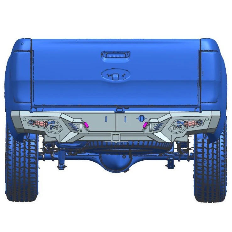 Car Front Rear Bumper Auto Front Rear Bumper for Hilux Ford Ranger Raptor  NP300 Dmax Triton OEM Customized Design
