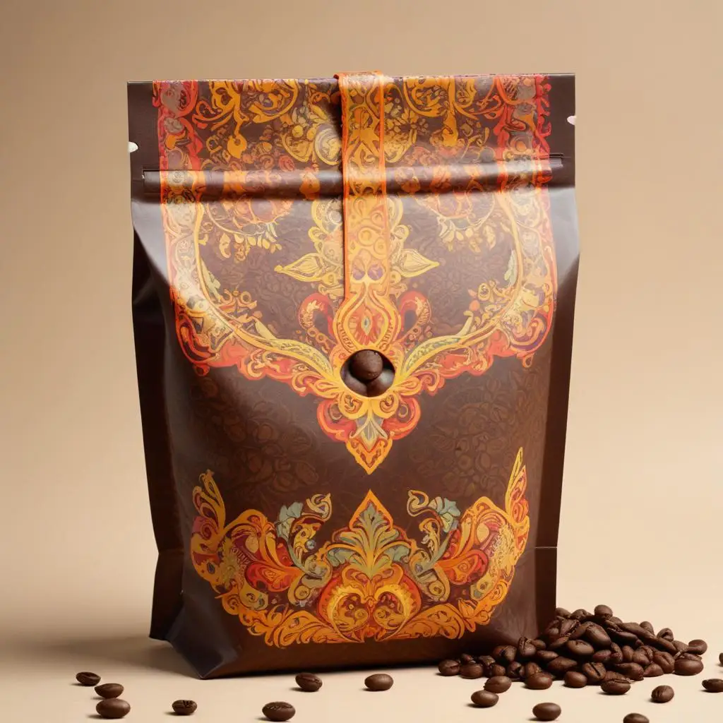 Custom Printed Eco Friendly Recyclable Flexible Chip Tea Coffee Food Packaging Reusable Flat bottom pouch