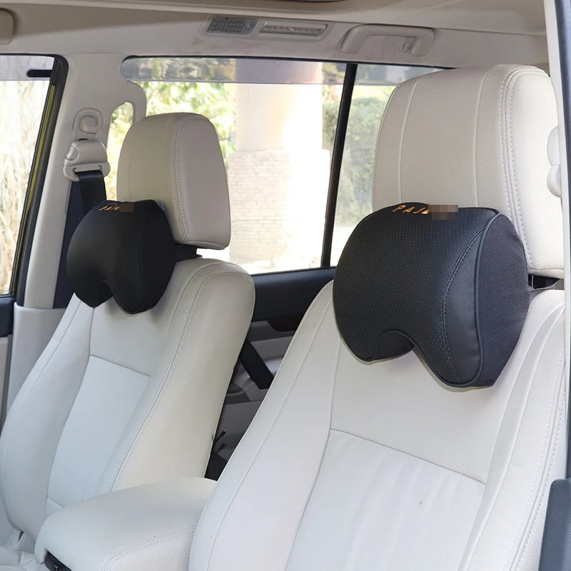 
Memory foam headrest black Car modification Memory cotton High quality wholesale for Mitsubishi Pajero V97 v93 v98 v95 v87 