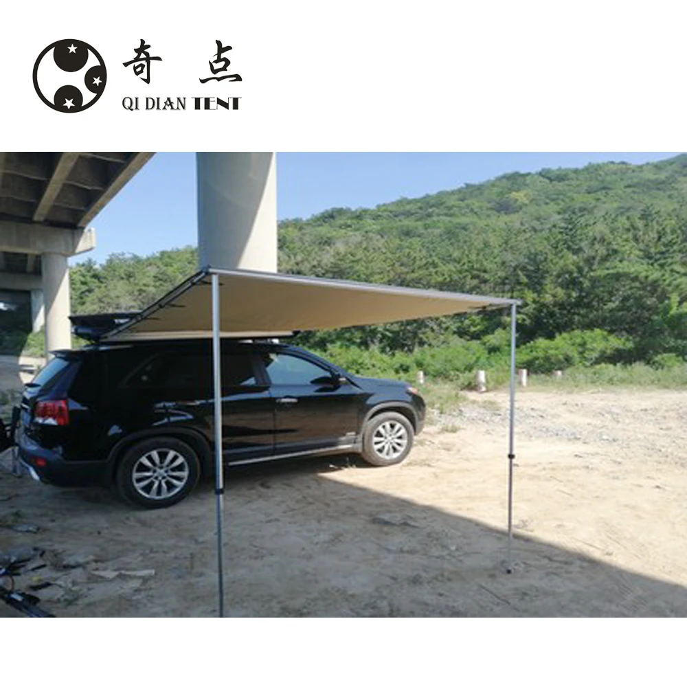 Hot Sale 4x4 SUV Car Roof Rack Awning Waterproof Fabric Sun Shade Awning for Car