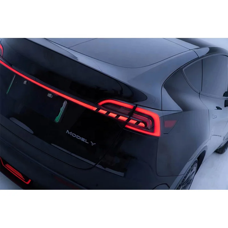 Car accessories LED Tail Light Brake Rear Lamp Modified Rear Lights through tail lights For Tesla Model 3 y 2021-2023