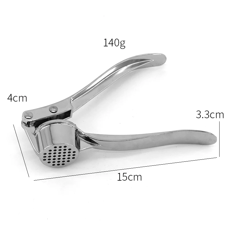 Baichang hot sale Kitchen Tools Garlic Press Manual arc garlic masher for kitchen  stainless steel garlic press