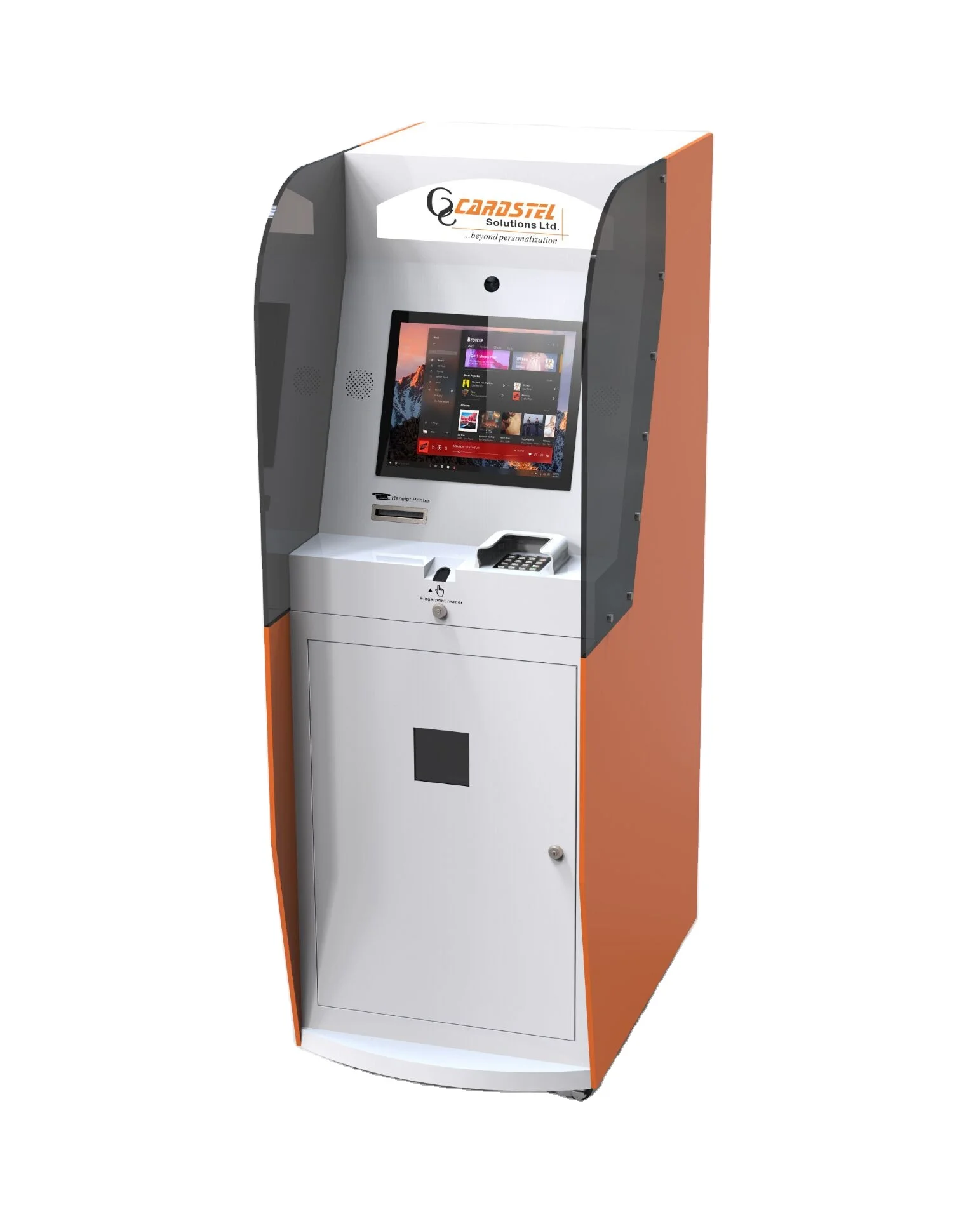 Сенсорный экран самообслуживания Кредитная дебетовая банковская карта принтер платежный киоск