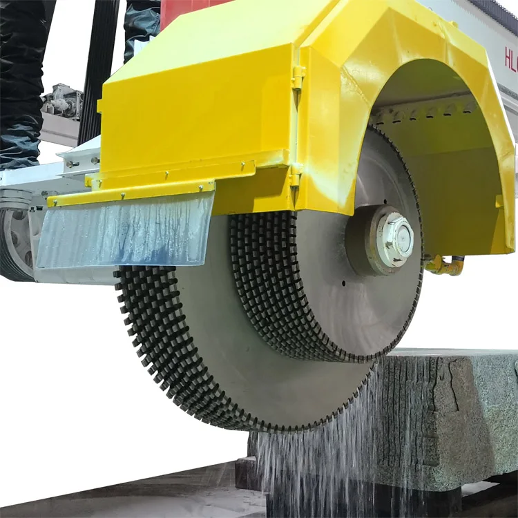 New Design Water Jet Quarry Brick Edge Big Chain Saw Granite Multi Blade Automatic Stone Cutting Machine