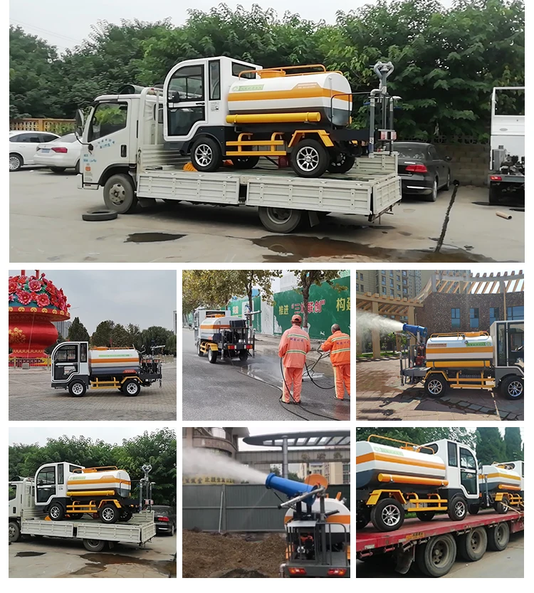 Bayi-X20  Factory Sell 4*2 Mini Small  Water Spray Sprinkler Tank Truck Wholesale For Easy Water Sprays