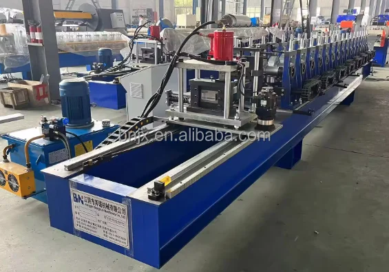 Chinese Manufacture C U Z Section Shaped Steel Channels Steel C Purlin Cold Roll Forming Machine