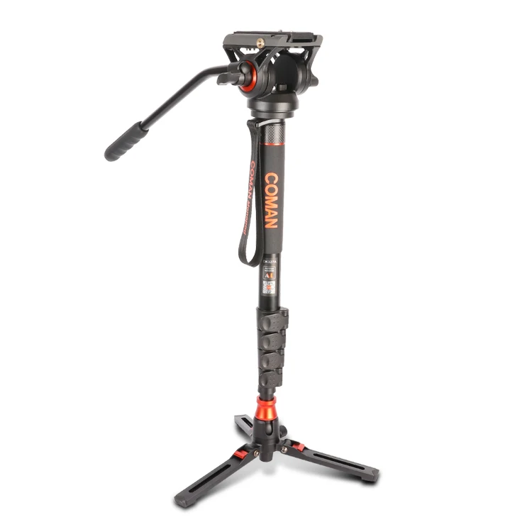China factory flexible wholesale monopod mini for aluminum alloy professional video camera DK327AQ5S