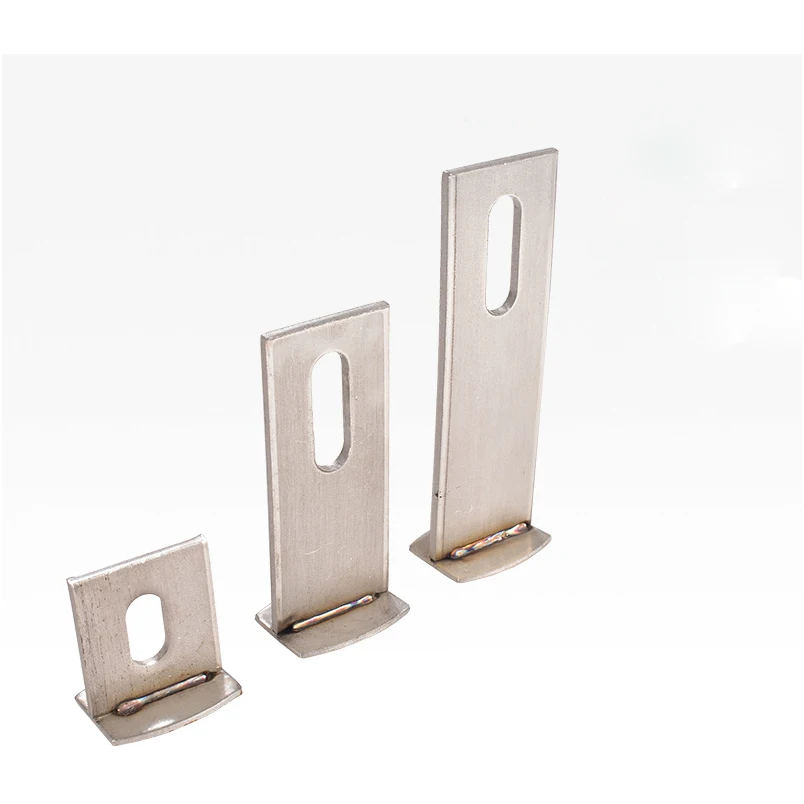 Curved Stone Dry Hanging Accessories Wall Marble Stainless Steel Buckle Bracket