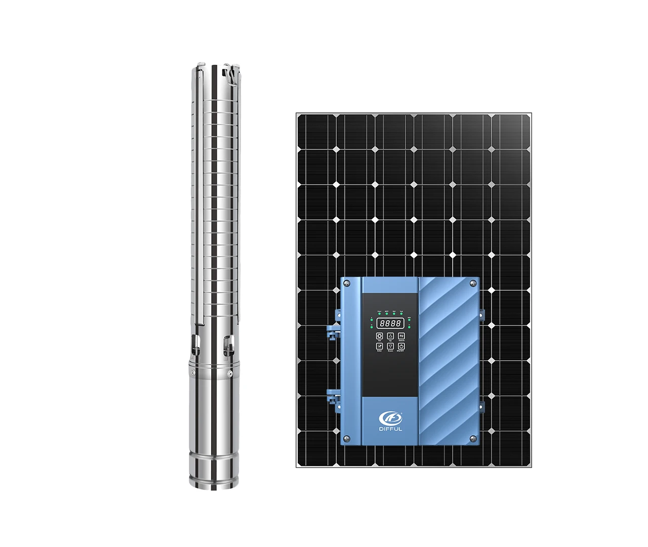 Difful factory 2HP   solar water pump for irrigation