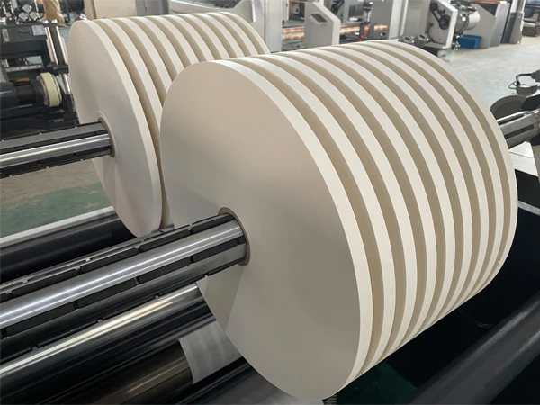 Premium Quality Glossy Paper Roll Slitter Rewinder Machine With Automatic Germany Brand PLC System Control Durable In Use