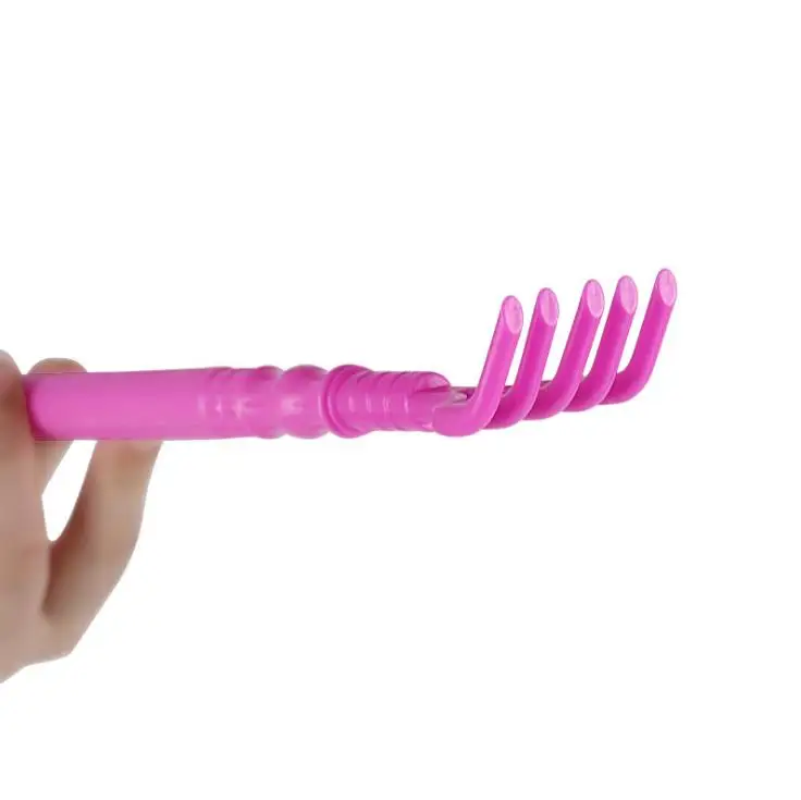 Long Plastic  2 in 1 Plastic Shoehorn and Scratching Claws for Pregnant Women and The Elderly