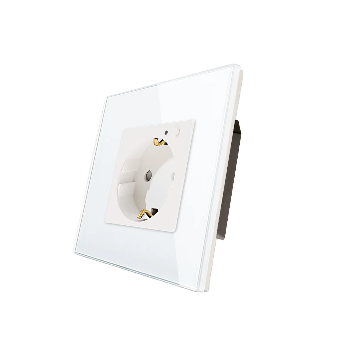 Bingoelec EU zigbee Smart Life  Control 16A Germany Glass Panel  pop Socket plug socket