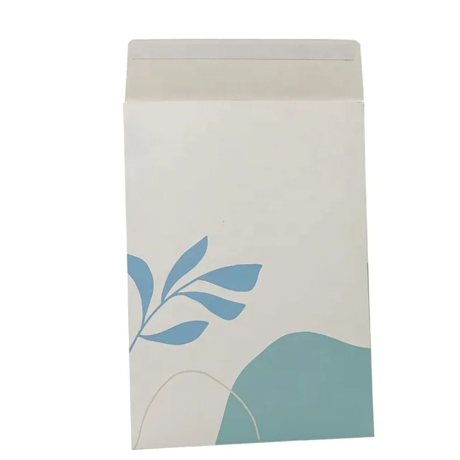 E-commerce Use Custom Logo Rigid A4 A5 Cardboard Paper Mailer Envelope For Shipping