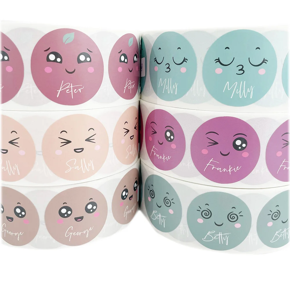 label printing factory adhesive label product cosmetic stickers Commodity label sticker pack custom