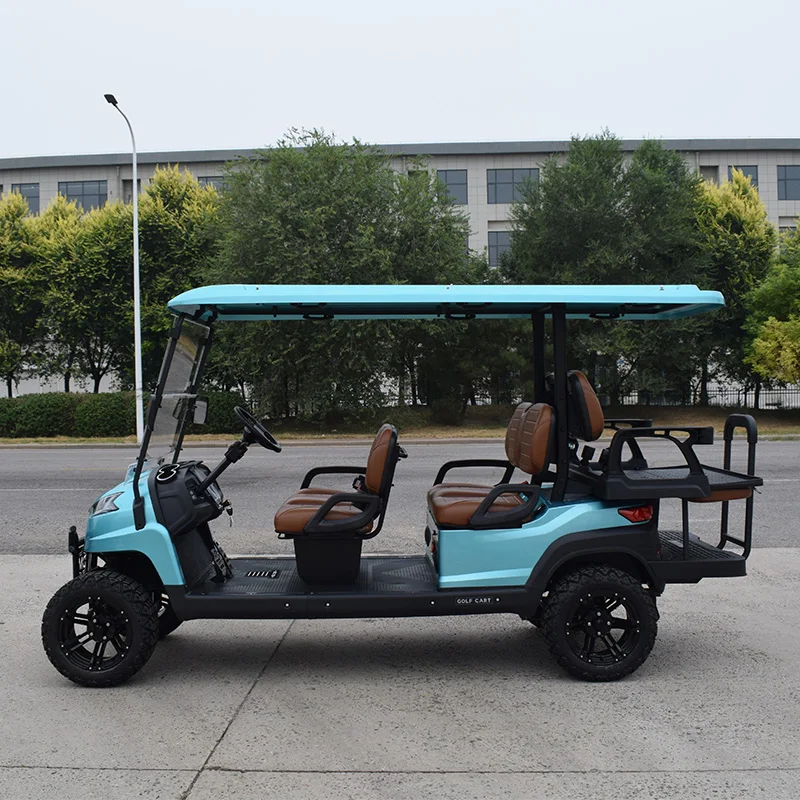 Роскошная 4-местная 6-Местная 8-местная электрическая классическая гольф-кара для курортного отеля