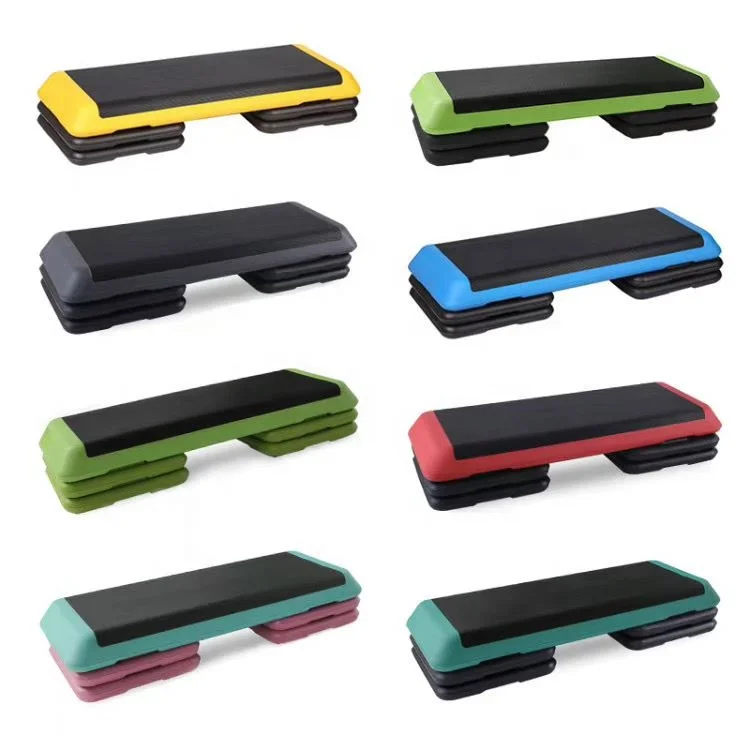 Machine Gym Equipment Polychrome Aerobic Step Board For Fitness