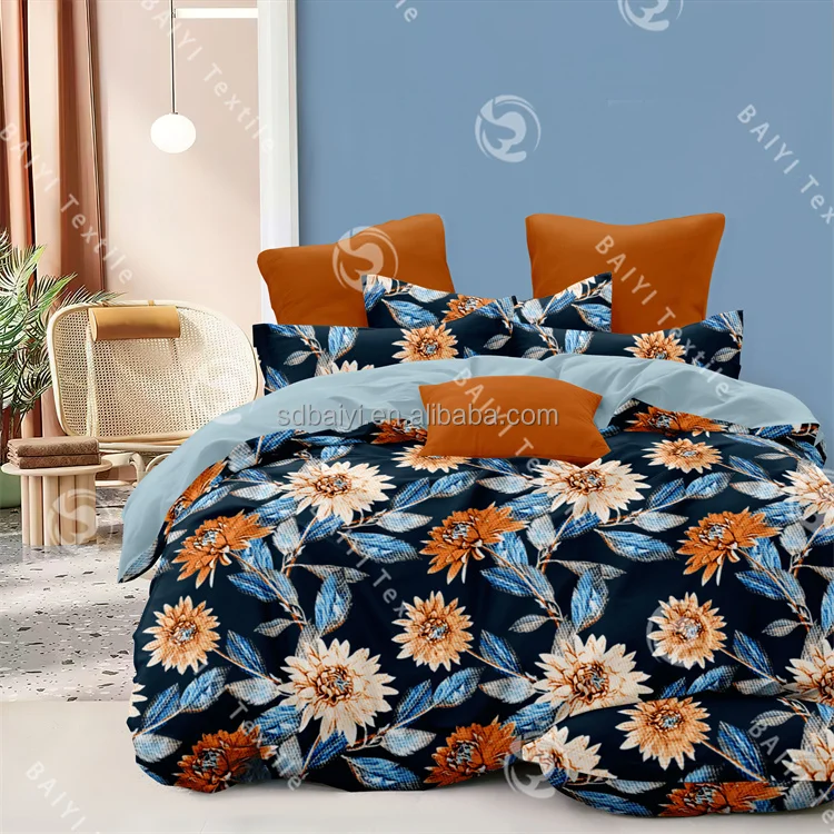 Custom OEM/ODM 130gsm thick peach skin flower design curtain fabric roll textiles fabrics and textiles for African market