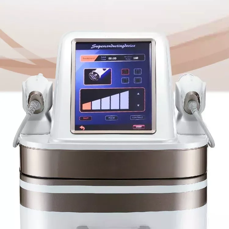 Portable plasma skin tightening machine with 2 handles plasma shower and needle surgical for commercial use
