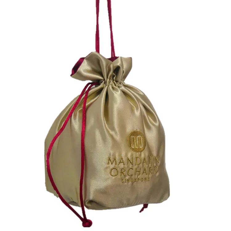 Шёлковая Подарочная сумка для ювелирных изделий с логотипом на заказ