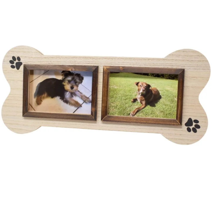Pet memorial dog bone picture photo frames wholesale
