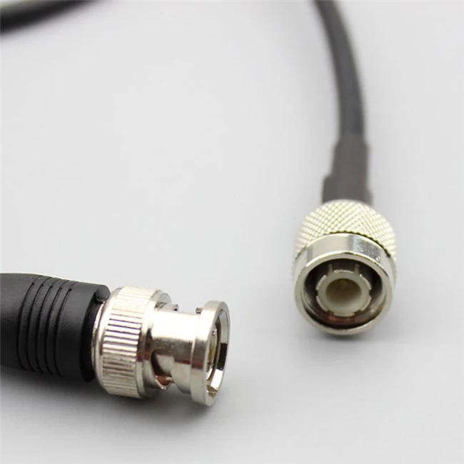 RF BNC Male to TNC Male Connectors RG58 Coaxial Cable
