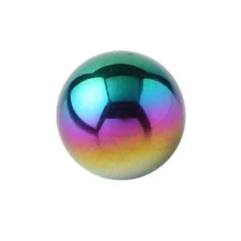 GR2 чистые титановые бусины 8 мм с анодированным фиолетовым цветом для медицинских целей