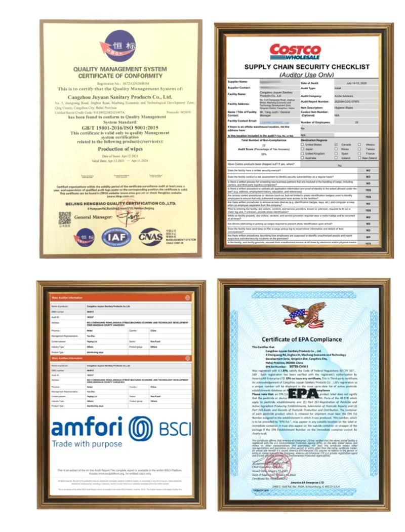 Hot Selling No Scent Daily Clean Wet Wipes With Low Price