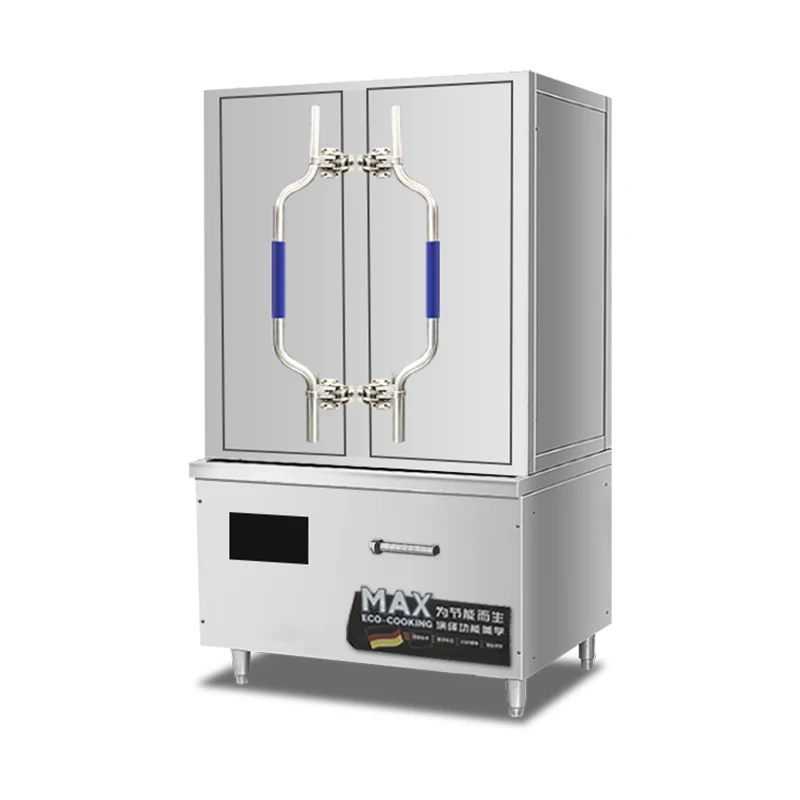 In-Smart Commercial Rice Steamer for Food Chinese Drawer Cooking Dim Sum Gas Large Equipment Kitchen 12 Tray Factory