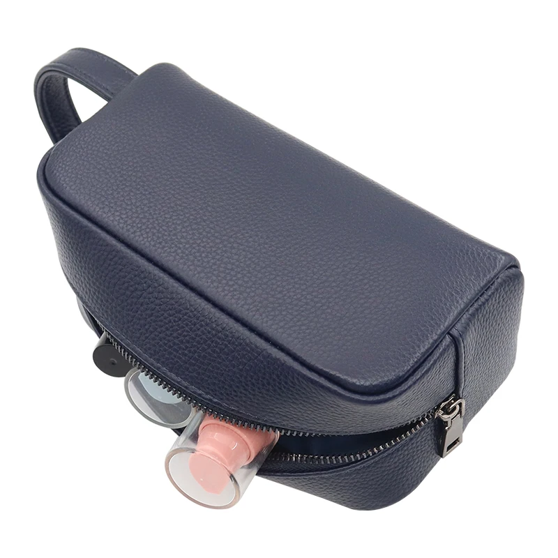 Custom PU Leather Travel Makeup Large Capacity Cosmetic Bag Toiletry Bag For Women