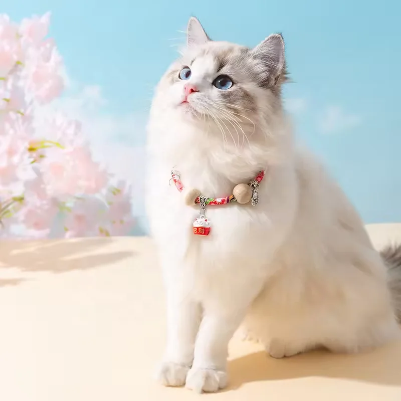 Fast Shipping Wholesale Manufacturer Chinese New Year Type Luxury Soft Cute Dog Cat Collar Adjustable Pet Neck Collars