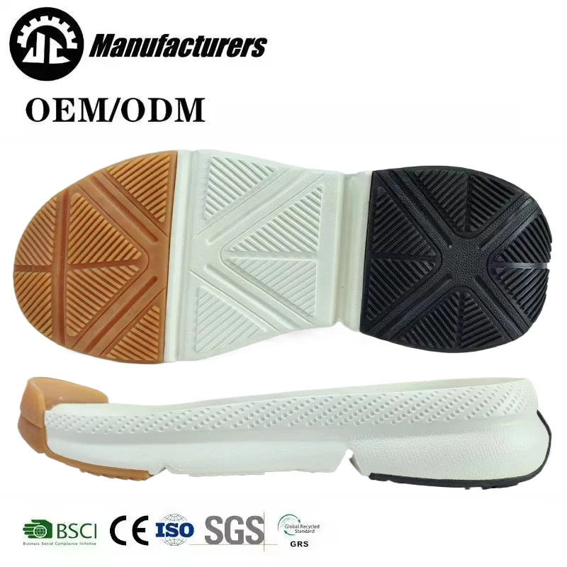 New Fashion Sport Rubber Soles Sneaker Outsole Customized Color&Logo EVA TPR Outsole Sports Shoe Soles