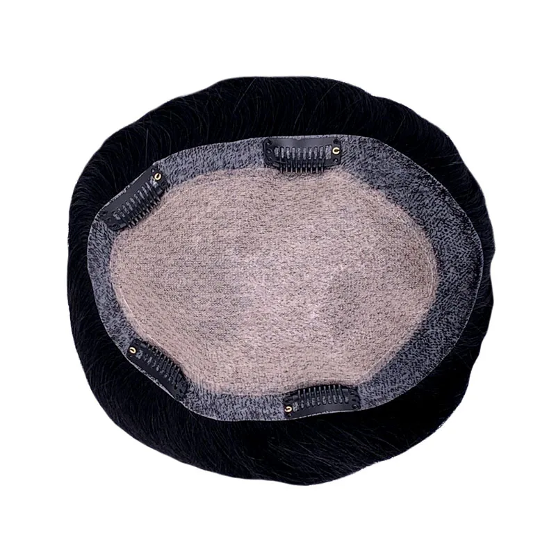 
M08 Toupee Human Hair Toupee System Men INDIAN Style Unit Technique Injection Silk Toupee hair 