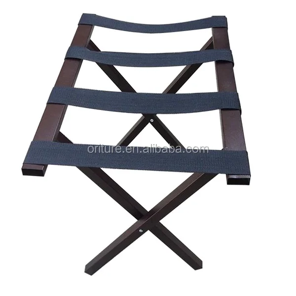 H005 Hotel supply bedroom steel luggage stand metal powder coating finish folding luggage rack