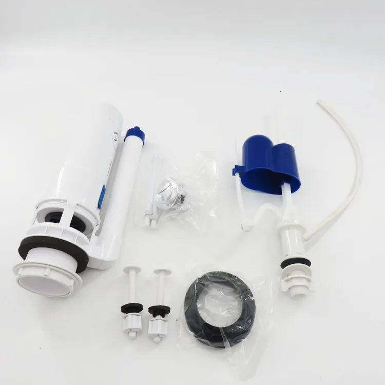 Toilet tank Accessories Old-fashioned Toilet Drain Valve Inlet Valve Button Upper Water Valve Outlet Set