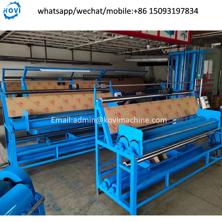 fabric roll measuring cutting machine fabric inspection and rolling machine