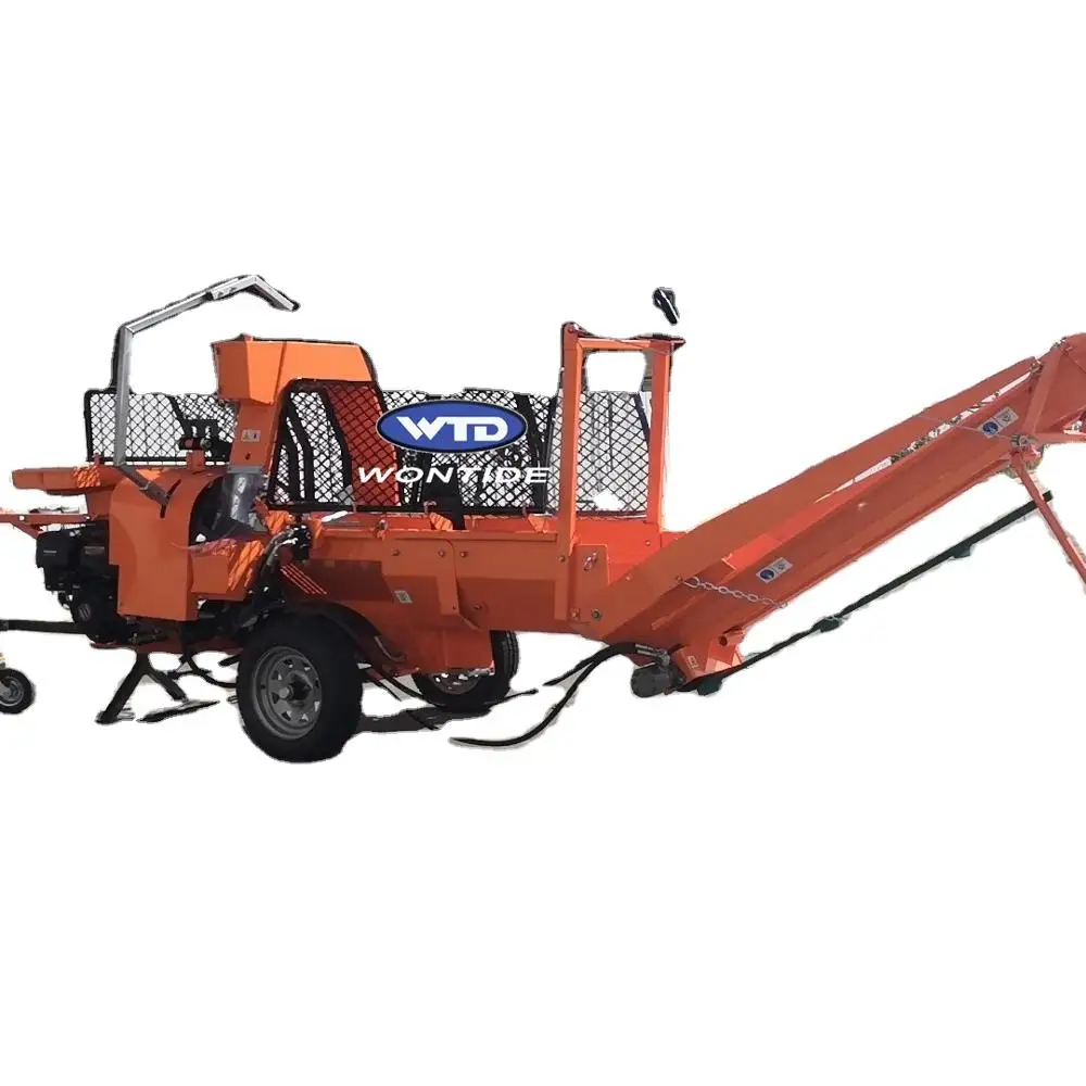 27Ton firewood processor wood processor automatic log splitter