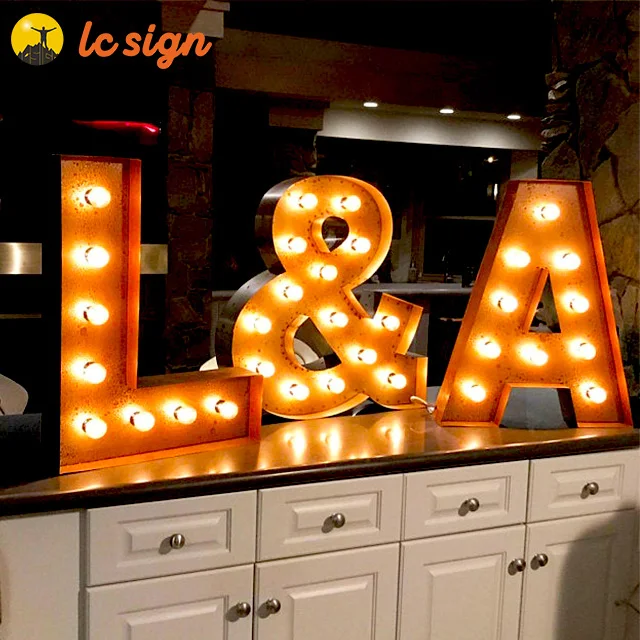 Light marquee signs lighting wedding 24 letters led lighted sign maruqee letters for decor wedding sign