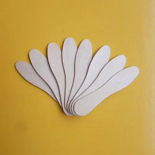 Premium Quality wooden ice cream spoon  for scooping ice cream individual paper  package 75/94mm  Ice cream stick