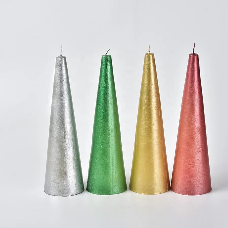 Candle Manufacturing Home Decoration Luxury Color Long Tapers Candle Christmas Candles Bulk