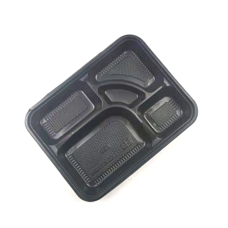 take away food container with dividers plastic disposable biodegradable takeaway food container