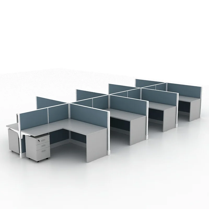 Современная Модульная офисная Рабочая станция на 2, 4, 6, 8 человек, офисная мебель