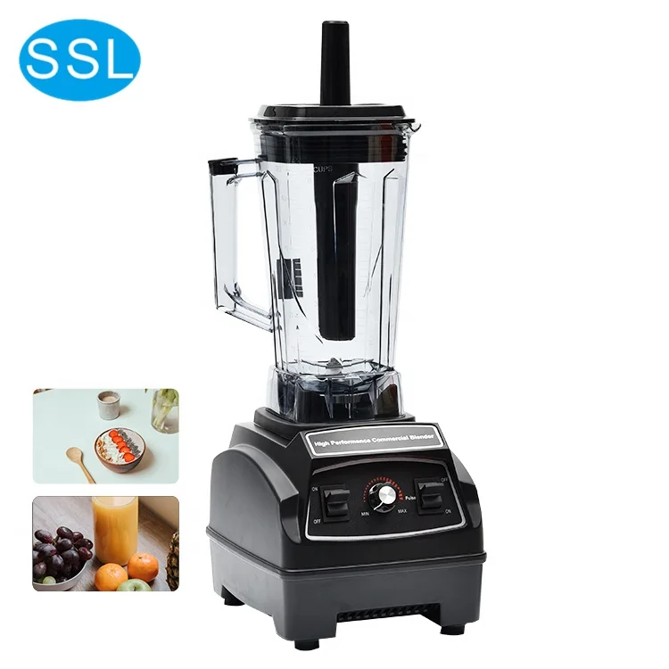 Best selling 2L 1100W 100% pure copper motor household commercial Blender with CE and CB certificate