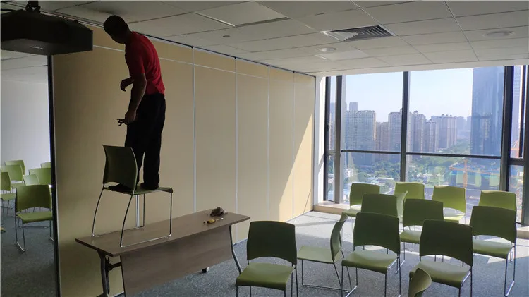 Office Movable Partition Classrooms Wooden Acoustical Room Dividers School Partition Walls Acoustic Movable Wall Partition