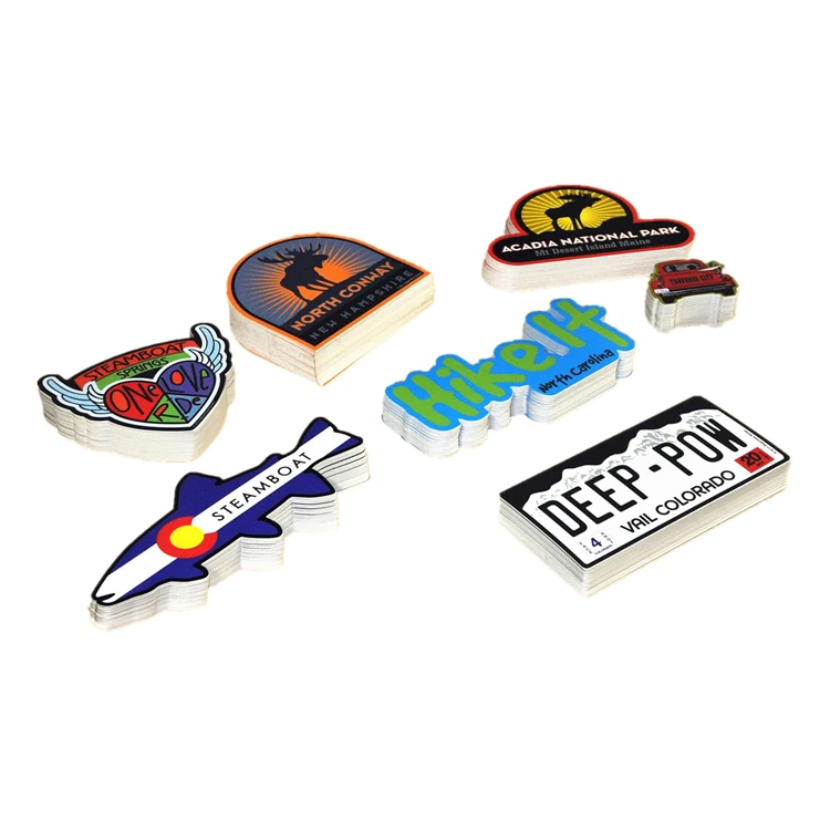 
Custom Stickers Printing Brand Logo Sticker Vinyl Waterproof Die Cut Sticker Labels 