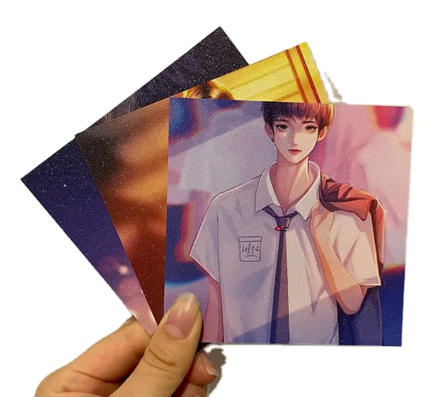 Оптовая продажа бумага для печати на заказ набор фотокарт Матовая Глянцевая блестящая Голографическая карта kpop идеальный подарок армейских друзей