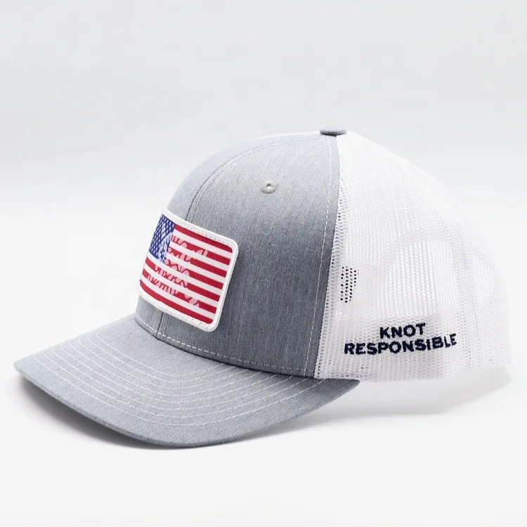 Embroidery Leather Patch Classic Richardson 112 Oem Caps Back 5 6 Panel Blank Foam Suede Custom Mesh Trucker Cap Hats